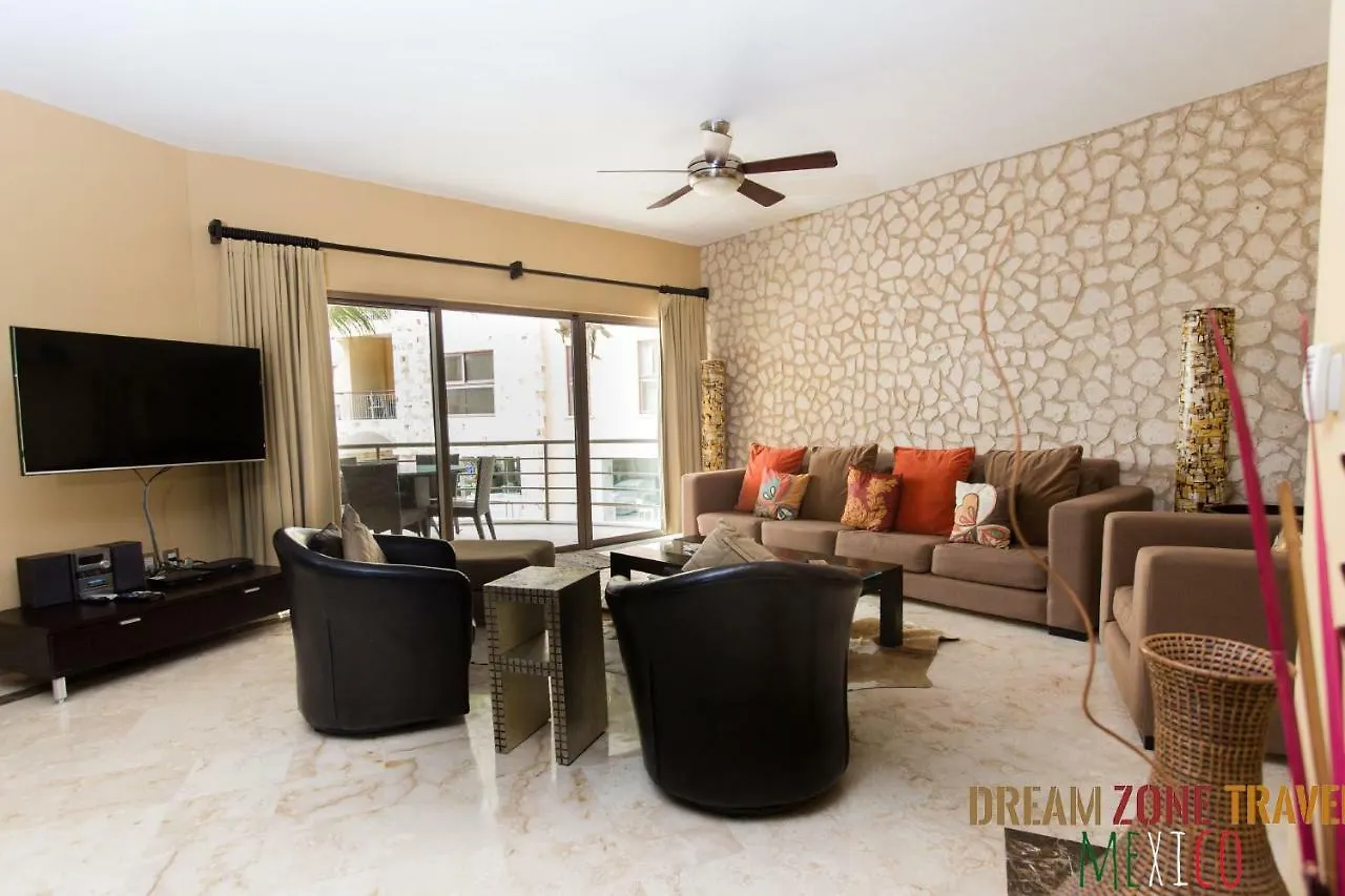 Apartment 101 Corto Maltes ,3 Bedroom Condo Ocean View Playa del Carmen Mexico